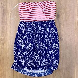 Strapless Mini Dress